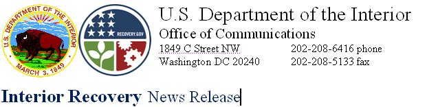 Office of the Secretary - U.S. Department of the Interior - www.doi.gov - News Release