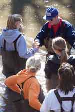 Collecting water samples