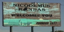 Old Welcome sign off Highway 24