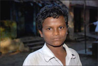 Sarath Kumar Thirinevesar, age 14, serves as the public works ministerin the children’s parliament.A former school drop out, Sarathpreviously worked with his father cleaning and selling prawns until the opportunity to participate in the children’s parliament brought him back to school