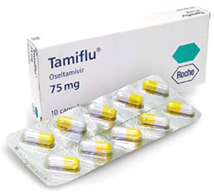 Photo of Tamiflu box