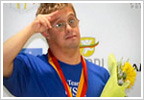 Andy Miyares at the Special Olympics