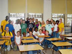 Summer field school participants at Central High.