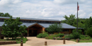 The front of the Tyler Bend Visitor Center.