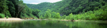 Peaceful view of Buffalo River