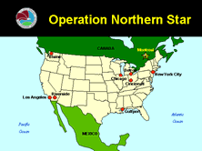Operation Northern Star map