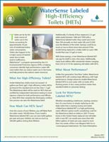Thumbnail of WaterSense Labeled High-Efficiency Toilets Fact Sheet