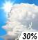 Chance Thunderstorms Chance for Measurable Precipitation 30%