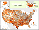 Percent of Children Under Age 18 in Poverty: 2006