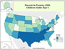 Percent of Children Under Age 5 in Poverty: 2006