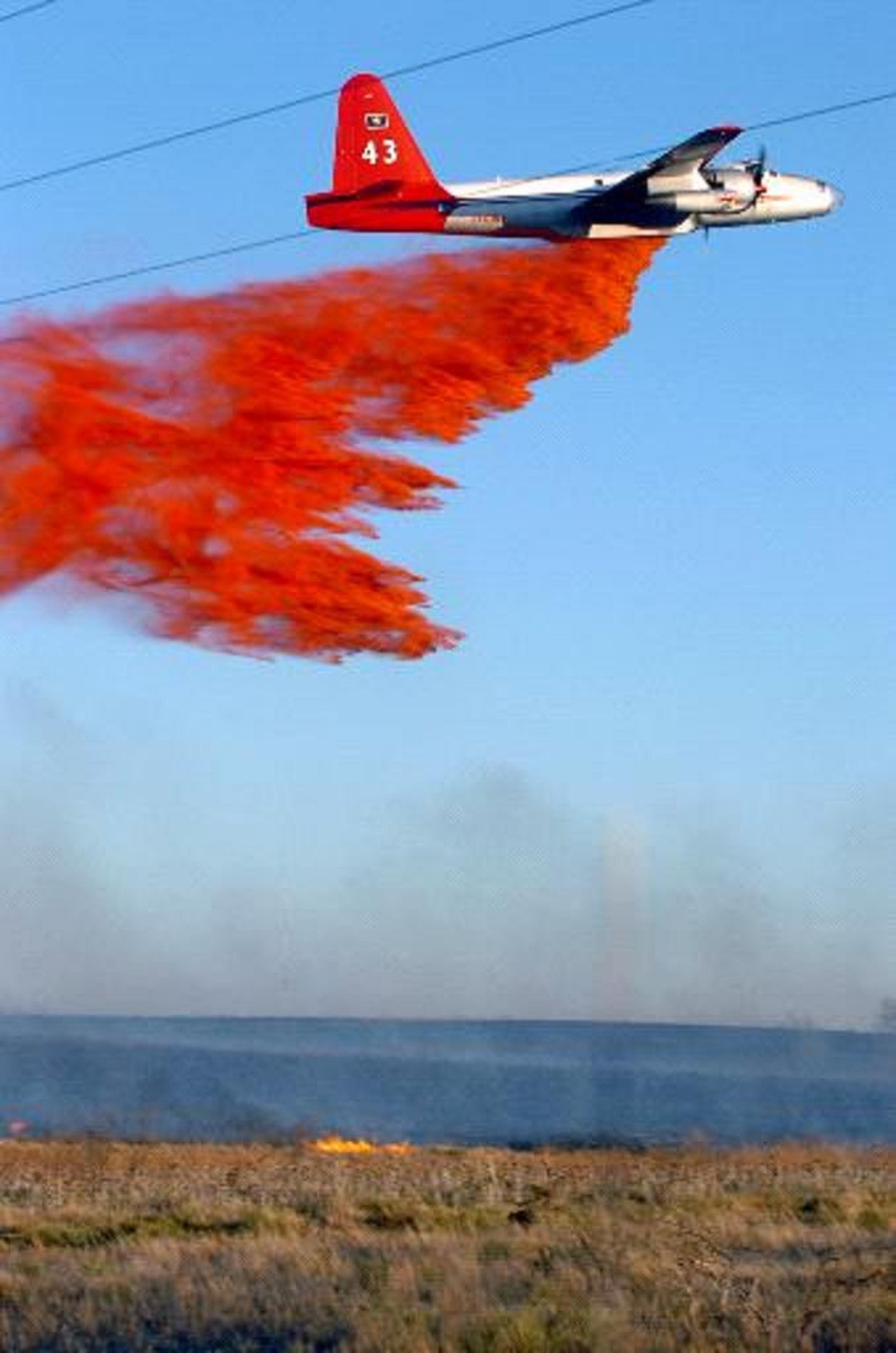 Airplane dumpling slurry on a fire