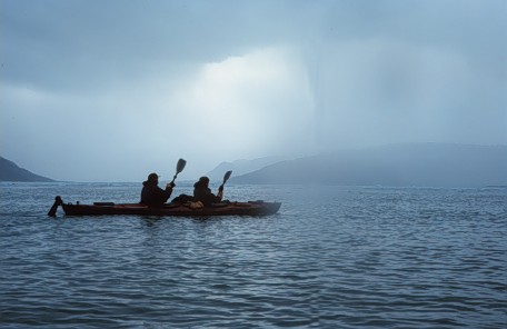 Kayakers at Glacier Bay, NPS Photo.