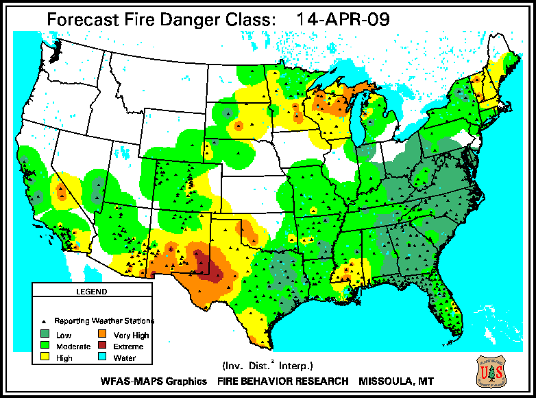 Fire Danger Class Forecast