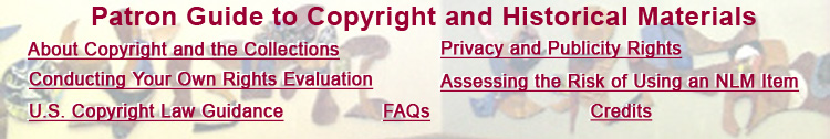 Patron Guide to Copyright and Historical Materials