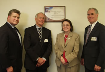 Commissioner Heather Howard recently toured Newton Memorial Hospital in Sussex County.