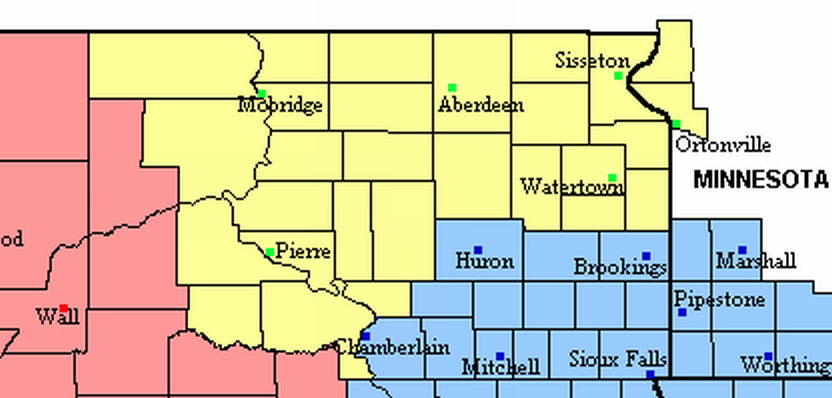 NWS Aberdeen Forecast Area