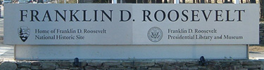 Entrance to FDR site