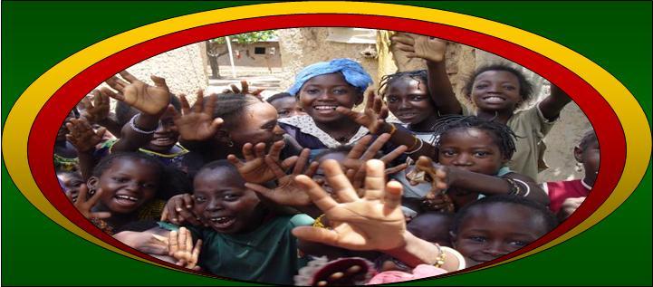 Guinean kids in Siguiri village