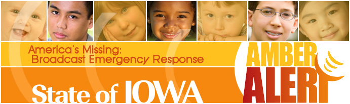 State of Iowa Amber Alert