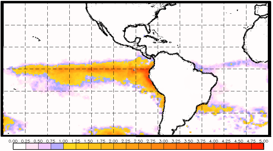 SST hotspot map