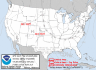 SPC Day 1 Fire Weather Outlook - Click for further details