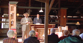 Performance of O'Neill's play Hughie in the Old Barn