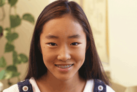 girl with braces