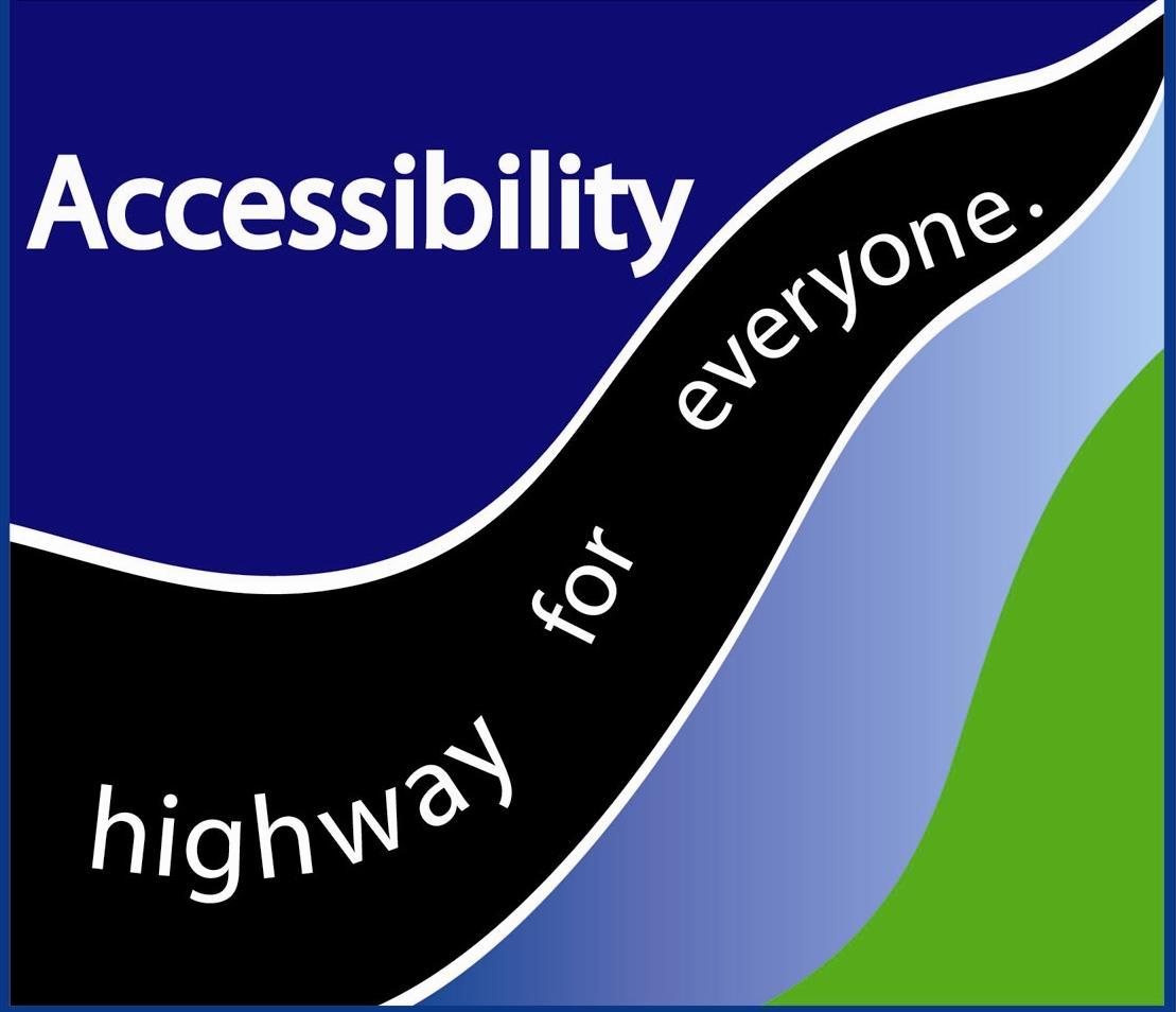 This is an image of a logo that says "Accessibility for Everyone"