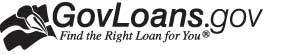 B/W GovLoans.gov Logo