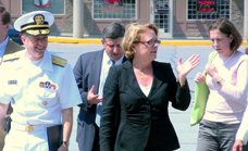 (L-R) Surgeon General Galson, David Abdoo - HHS, U.S. Rep. Niki Tsongas, and Anne Davis, founding trustee of the New Balance Foundation