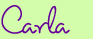 Carla's signature