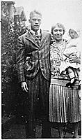 H0026-1. Gerald R. Ford, Jr. with his mother Dorothy Gardner Ford and half-brother Jim Ford. 1928.