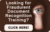 Fraudulent Document Recognition Training