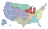 Map of Federal Reserve Districts