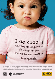 LATCH ad in Spanish