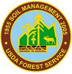 WO WFW Soil 'glyph'; stick figure deptiction of people, trees, deer with mountain background in green and yellow with tree roots going down into brown soil layer.