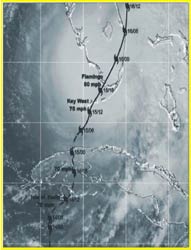 Hurricane Irene storm track image