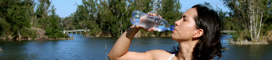 subpage image: female drinking water