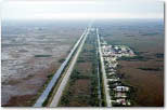 aerial view of Everglades National Park and Water Conservation Area 3