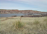 Photograph of a Missouri River view. 