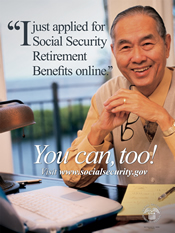 I just applied for Social Security retirement benefits online. You can too!