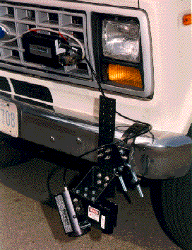 Vehicle bumper mounted ROSAN laser