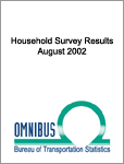 Household Survey Results: August 2002