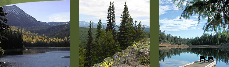 [photos] Strawberry Lake, Malheur NF;  Rocky Point and Elk Horn Range, Wallowa-Whitman; and Bull Prairie Lake on the Umatilla NF