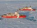Canadian Coast Guard Ship Louis S. St-Laurent and U.S. Coast Guard Cutter Healy
