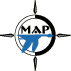 Icon of Blue Goose Compass. 
      Click compass to view Refuge map.