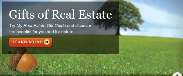 real estate giving – conservation gift – give real estate