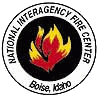 National Interagency Fire Center Logo, Link to NIFC fire page