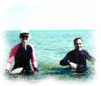 photo of USGS scientists collecting samples