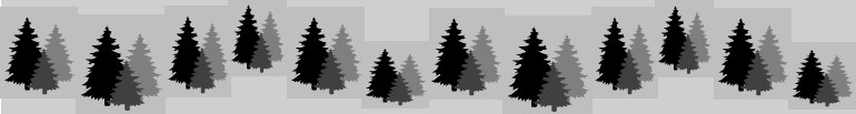 black and white banner image of trees 